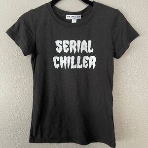 Sub Urban Riot Serial Chiller Kids Black Horror Goth Dark Graphic Tee Large